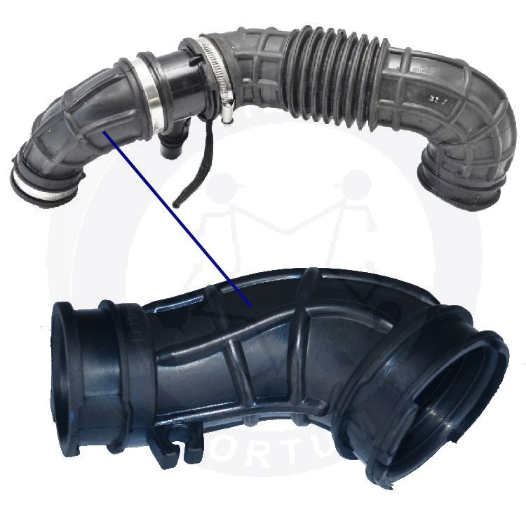 High-quality Air Intake Pipe Hose GK219R504AB, compatible with Ford 2nd image