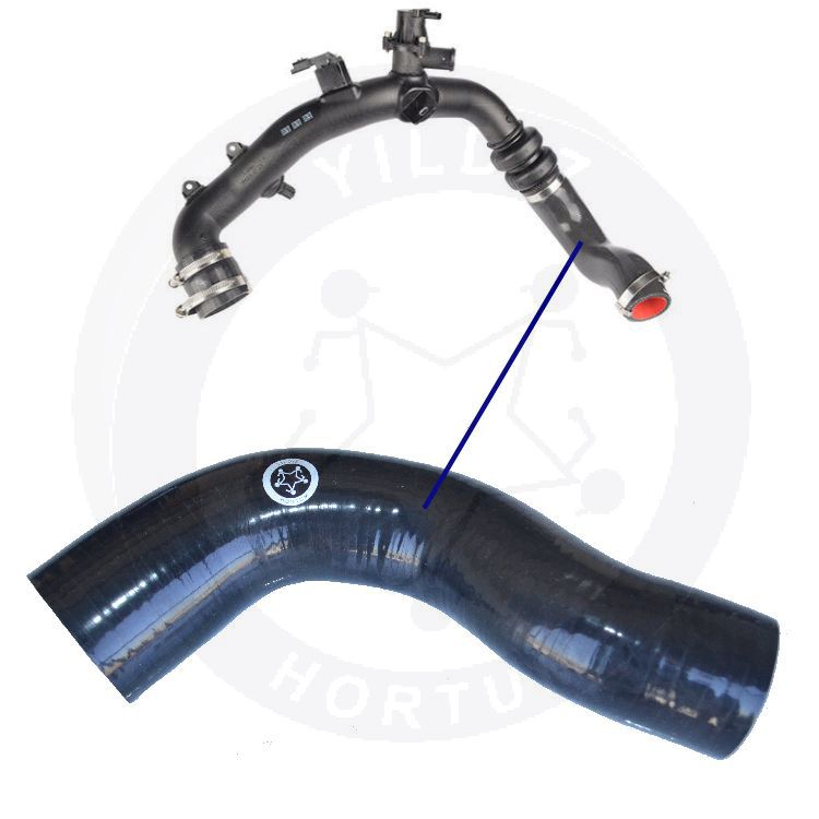 High-quality and reinforced Turbo Hose ES736C646GH, compatible with Ford