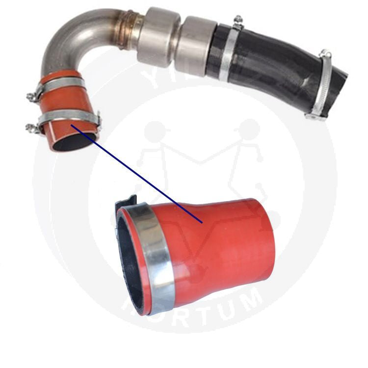 High-quality and reinforced Turbo Hose AV616C700AD-2, compatible with Ford