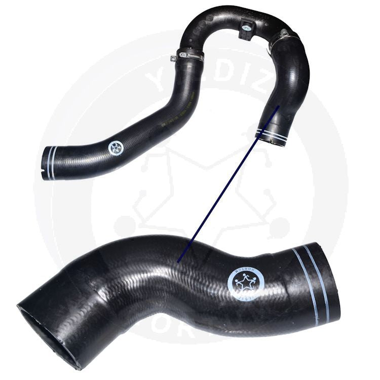 High-quality and reinforced Turbo Hose 51810956-2, compatible with Fiat 2nd image