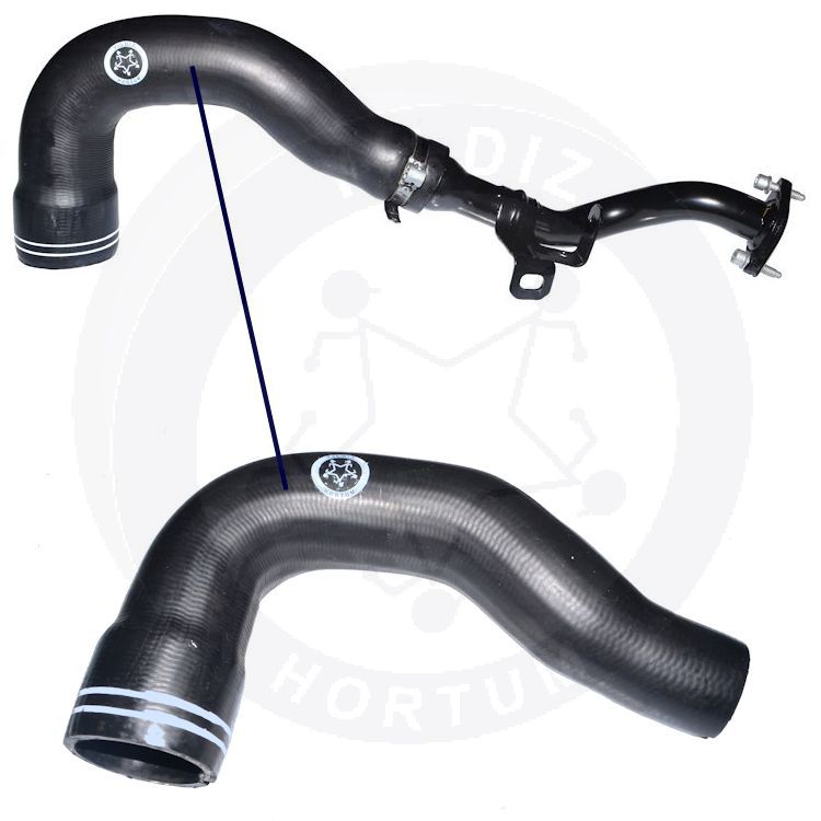 High-quality and reinforced Turbo Hose 51984103-1, compatible with Fiat 2nd image