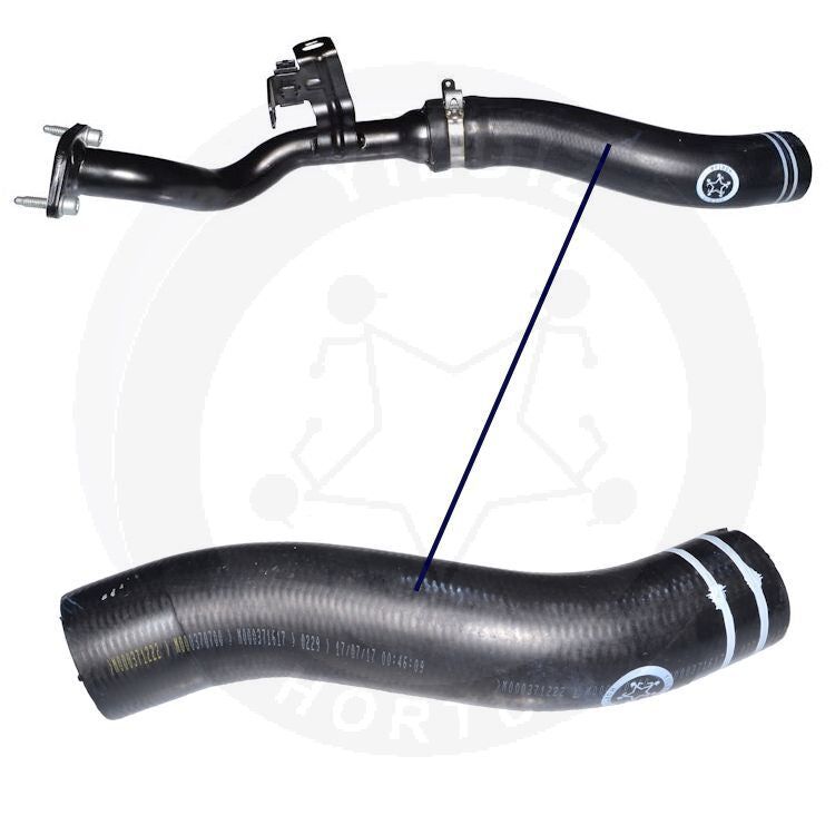 High-quality and reinforced Turbo Hose 51856675-1, compatible with Fiat 2nd image