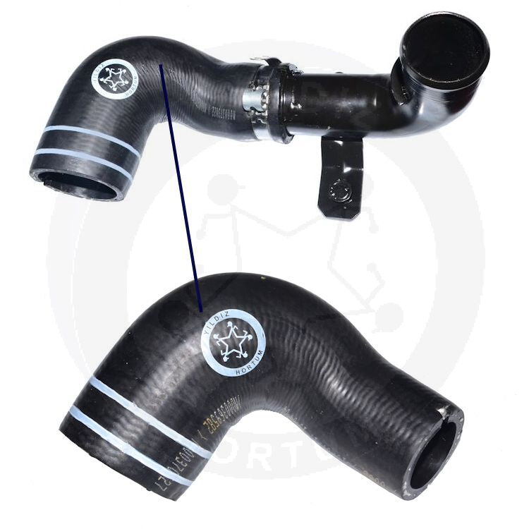 High-quality and reinforced Turbo Hose 51856677-1, compatible with Fiat 2nd image