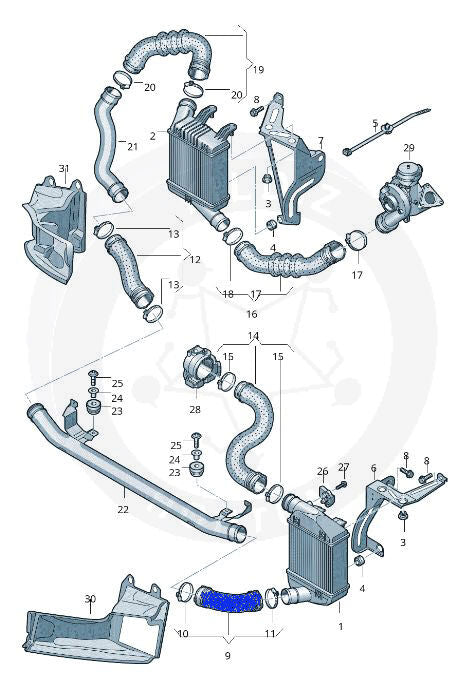 Turbo Hose 4F0 145 709 L – picture 3 of 3