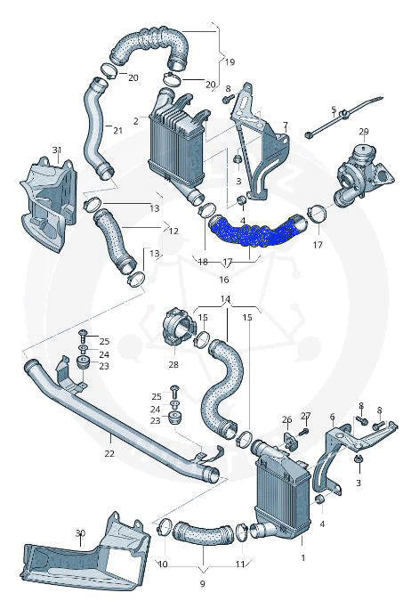 Turbo Hose 4F0145738AE 144404