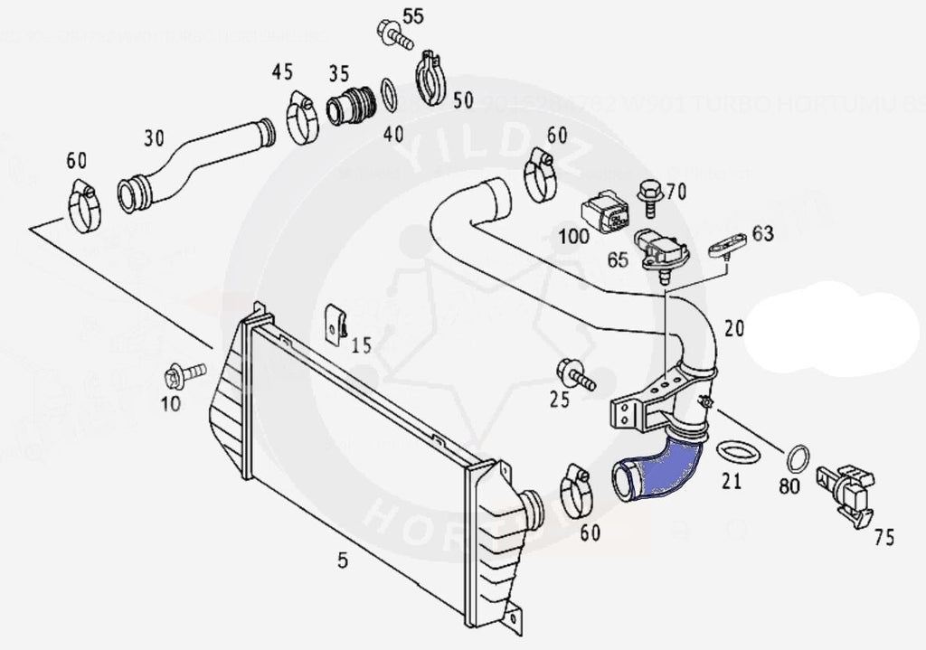 Turbo Hose 9015284782-2